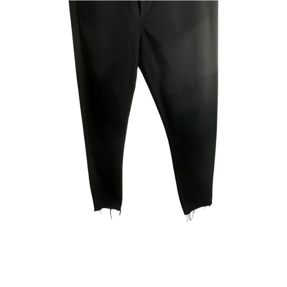 Rag & Bone Men Standard Issue Fit 1 Black Skinny Leg Button Fly Raw Hem Jeans - Picture 3 of 16